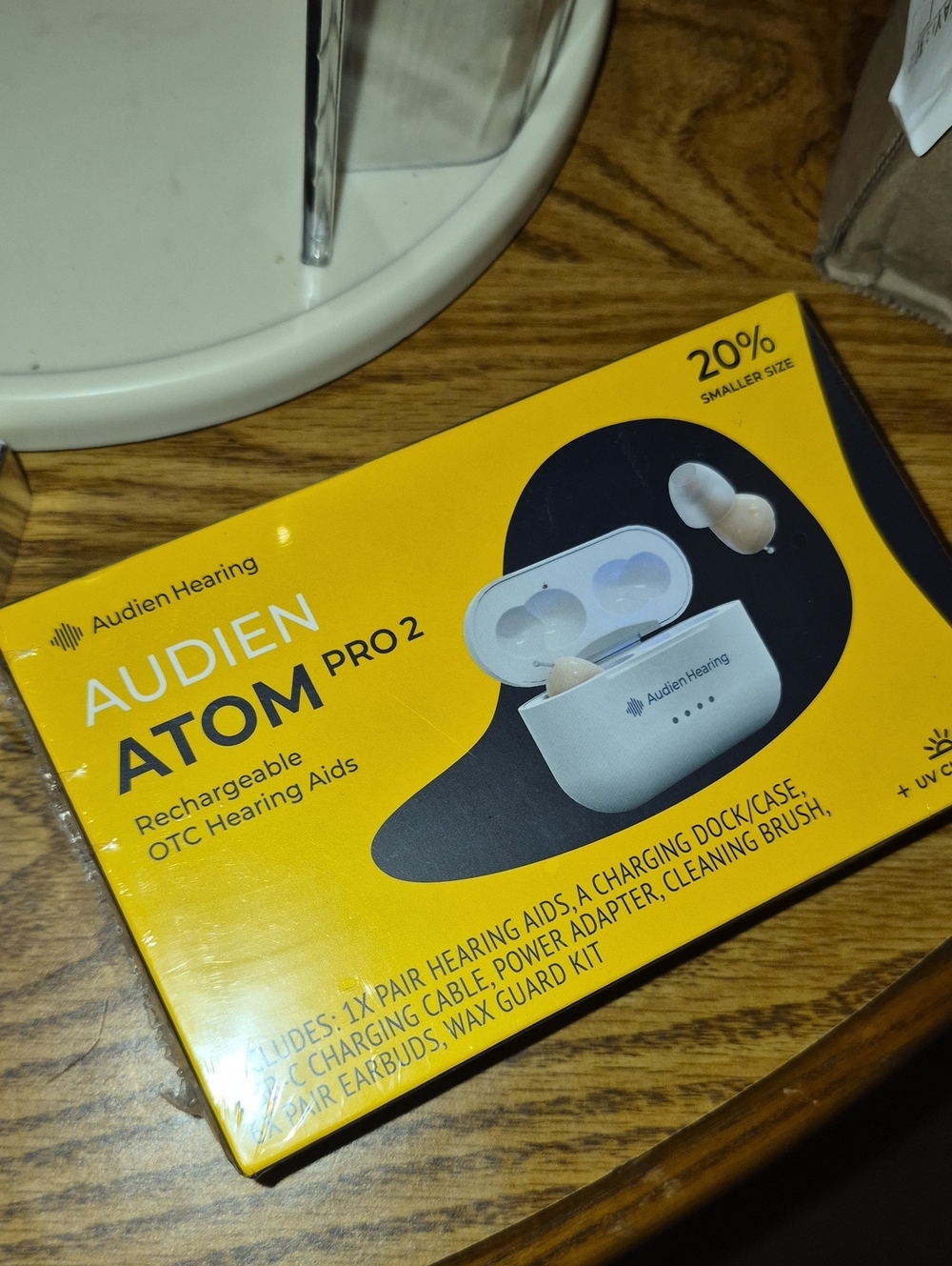 Audien Atom Pro 2 Rechargeable Hearing Aids - New